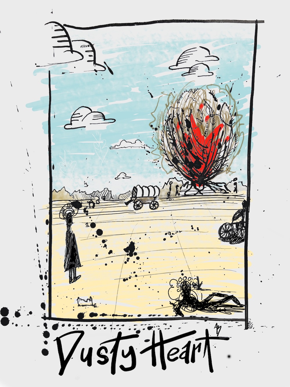 Dusty Heart concept art